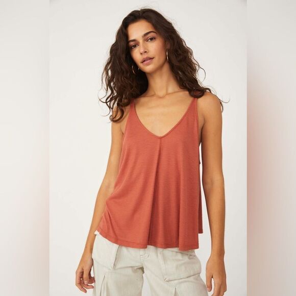 Free People Dani Tank Burnt Clay - Picture 1 of 7